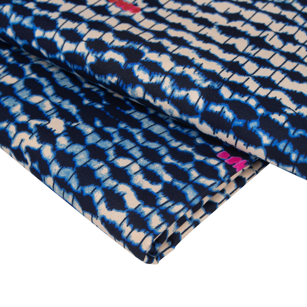 African Wax Print Fabric, Double-Sided Polyester (FP6605)