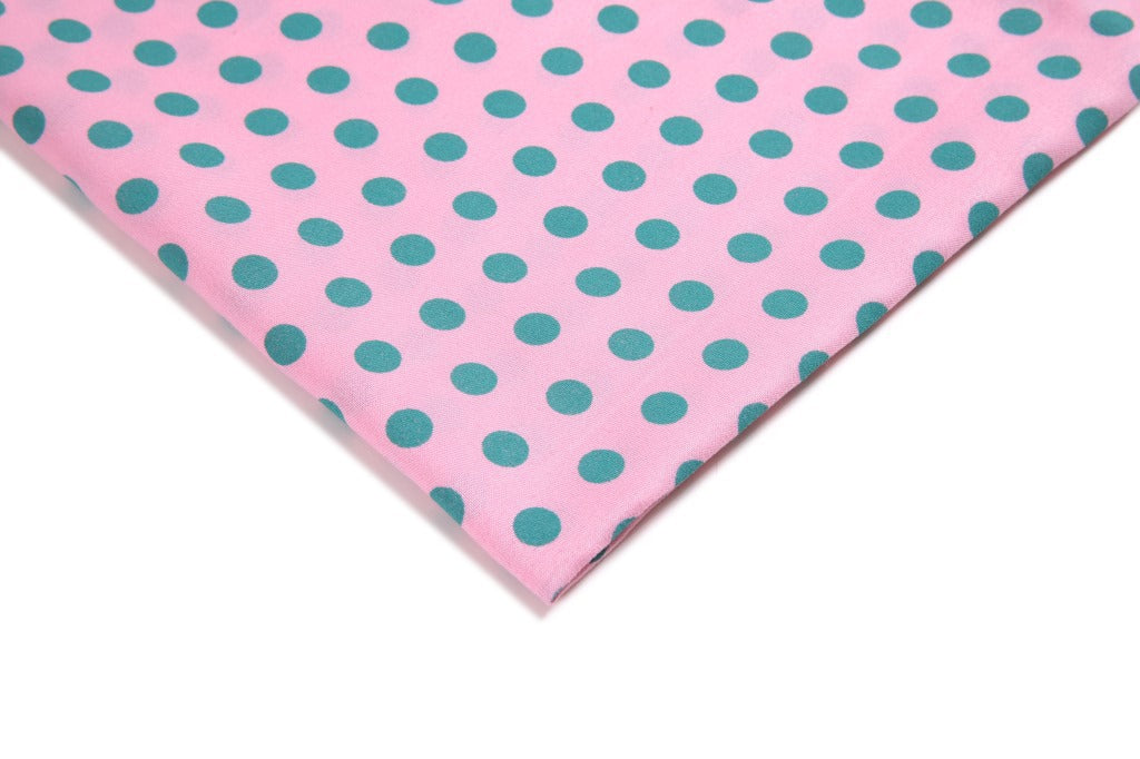 Diagonal Dot Polyester Fabric, Twill-Spot Cloth for Outdoor Apparel - Pink