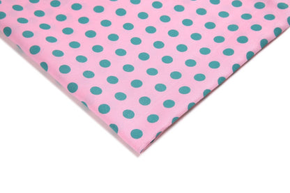 Diagonal Dot Polyester Fabric, Twill-Spot Cloth for Outdoor Apparel - Pink