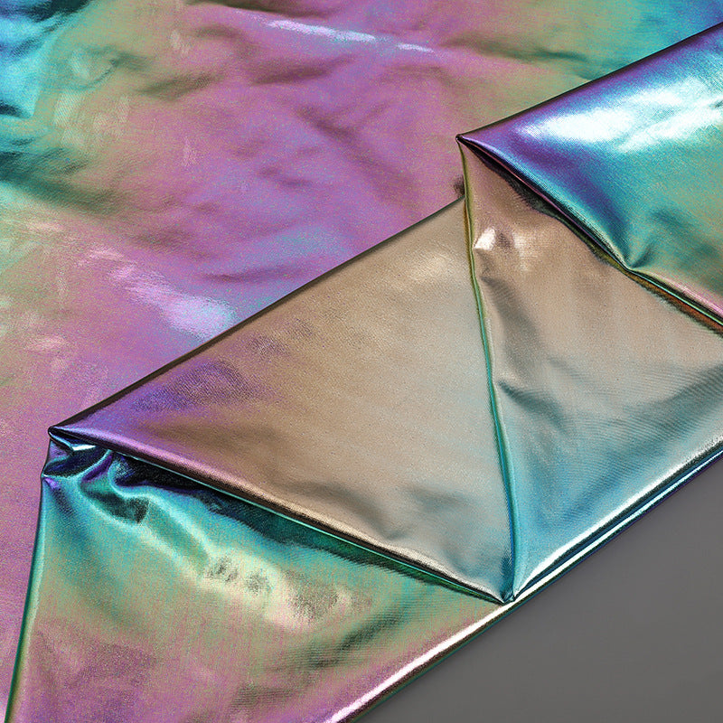 Holographic Stretch Stage Fabric, for Costumes & Backdrops - Stretch Gradient