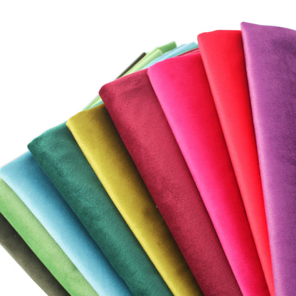 Thickened Velvet Fabric, 17 Colors for Sofa Covers, Curtains & Pillows