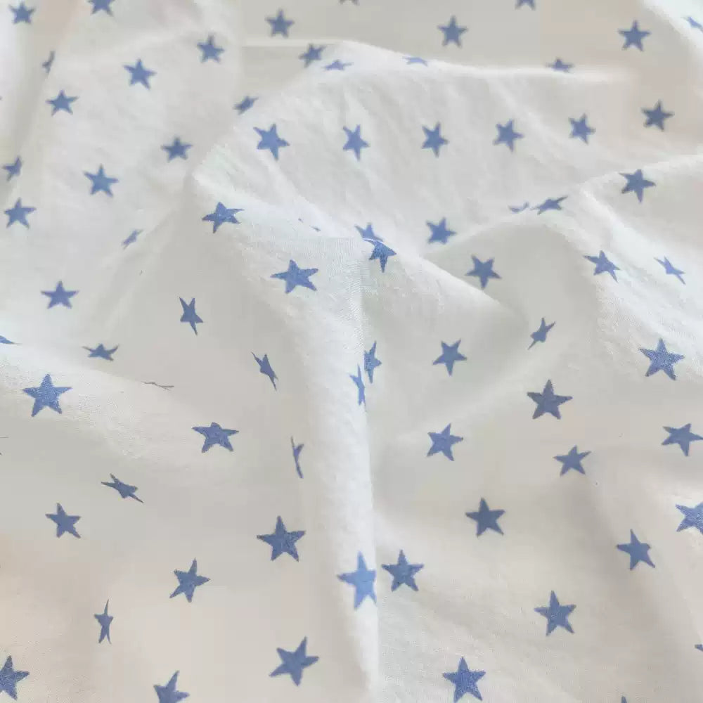 Polyester Crinkle Star Fabric, for Tops & Skirts