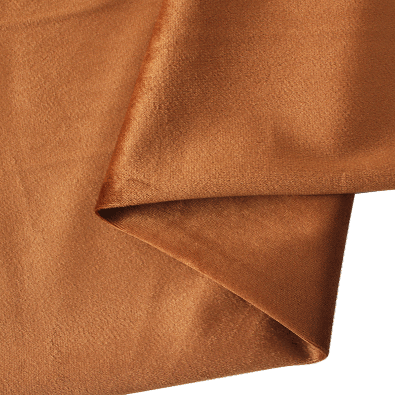 Thickened Velvet Fabric, 17 Colors for Sofa Covers, Curtains & Pillows - Brown