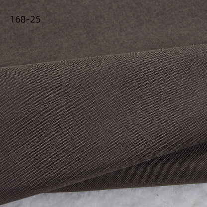 Faux Linen Upholstery Fabric by the Yard - Thick Sofa & Decor - 168-25 Coffee