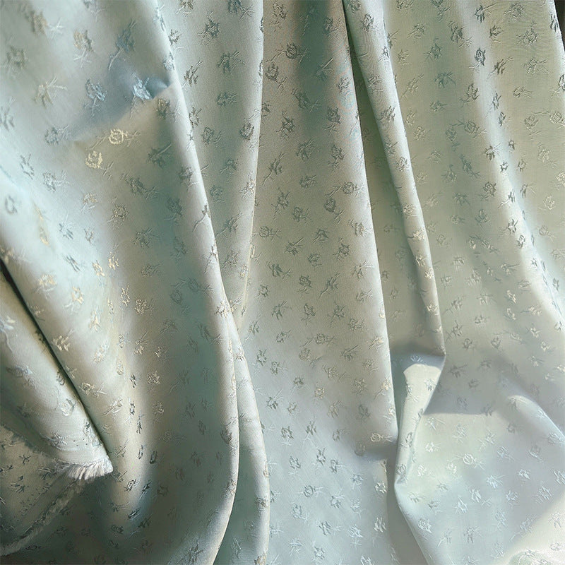 Rayon Lilac Jacquard Fabric, for Hanfu & Qipao