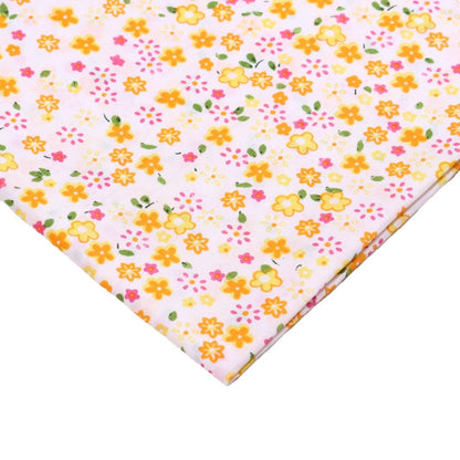 Polyester Plum Blossom Fabric, for Headwear & Table Decor