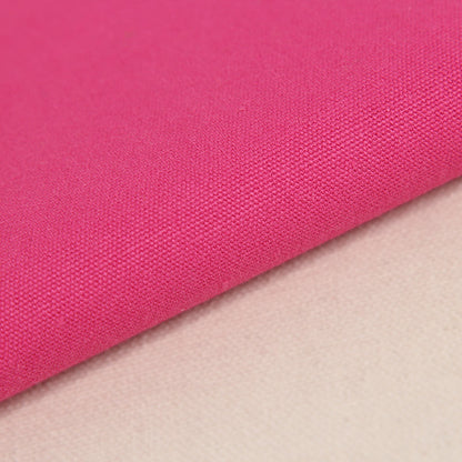 Heavy Cotton Canvas Fabric, 8oz Plain Weave for Bags & Upholstery - Rose Red 64#