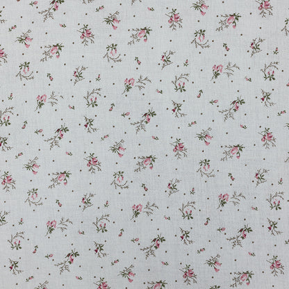 Cotton Double Gauze Fabric, Small Floral & Bow Prints (6) - Small Floral 1