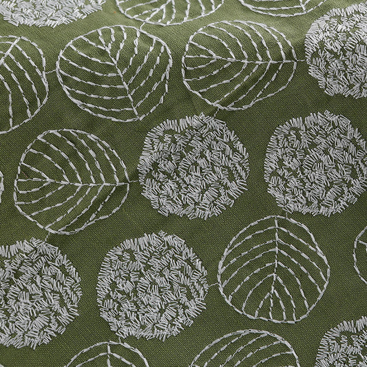 Botanical Leaf Embroidered - 1