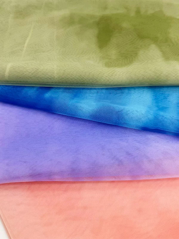 Ombre Soft Net Fabric, Gradient Sheer Mesh for Classroom & Crafts