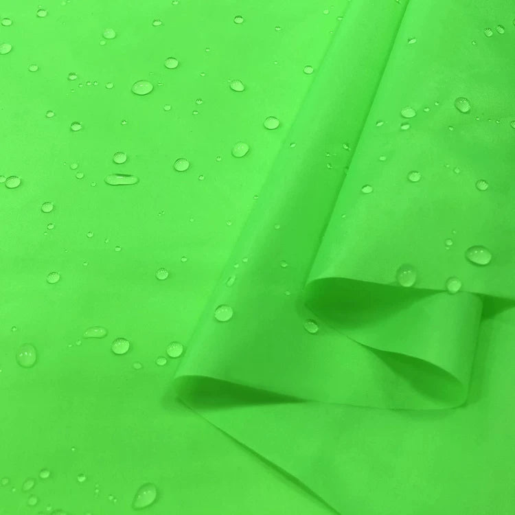 Waterproof Fabric, 150cm Polyester for Umbrellas, Tents & Curtains - Apple Green