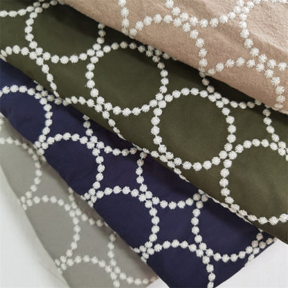 Ramie Cotton Embroidery Fabric, 55 in Wide