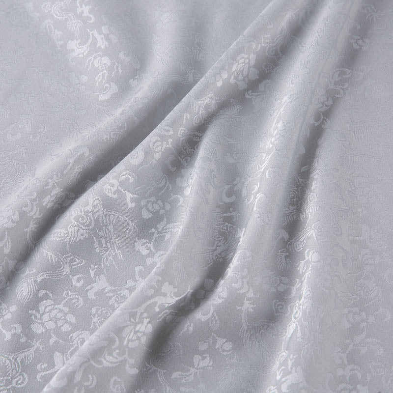 All-Over Dragon Satin Fabric By The Yard | 17 Colors, 47" Wide for Hanfu & Home Decor