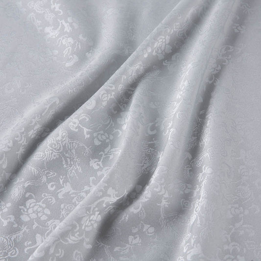 All-Over Dragon Satin Fabric By The Yard | 17 Colors, 47" Wide for Hanfu & Home Decor