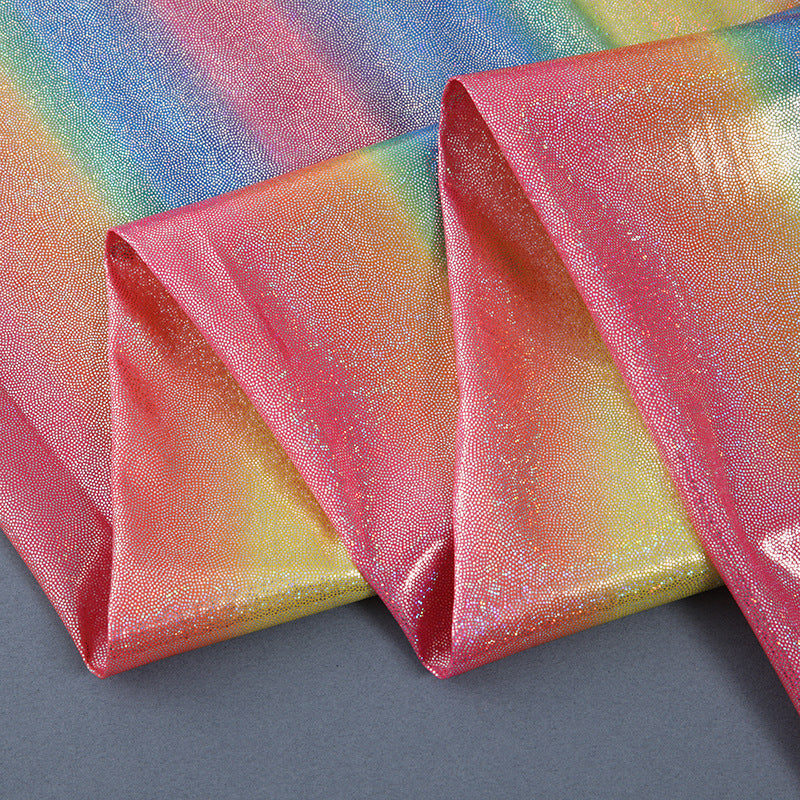 Silver Foil Stretch Stage Fabric, for Live Stream & Stage