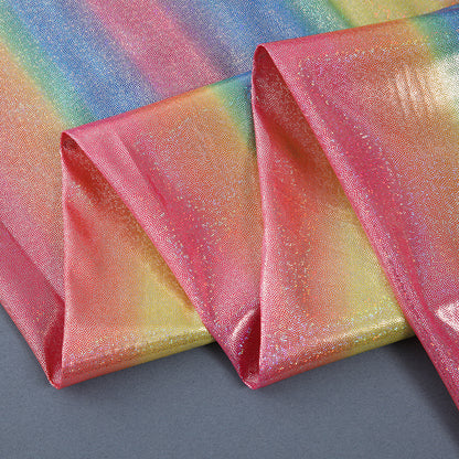 Silver Foil Stretch Stage Fabric, for Live Stream & Stage