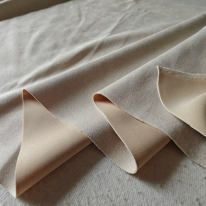 Stretch Suede Fabric, 23 Colors for Jackets, DIY Bags & Sofa Covers - Beige 74#