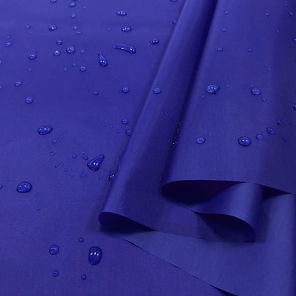Waterproof Fabric, 150cm Polyester for Umbrellas, Tents & Curtains - Royal Blue