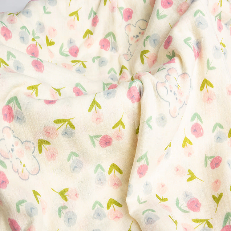 Double Gauze Cotton Fabric - Crinkle Texture Apparel & Craft by the Yard