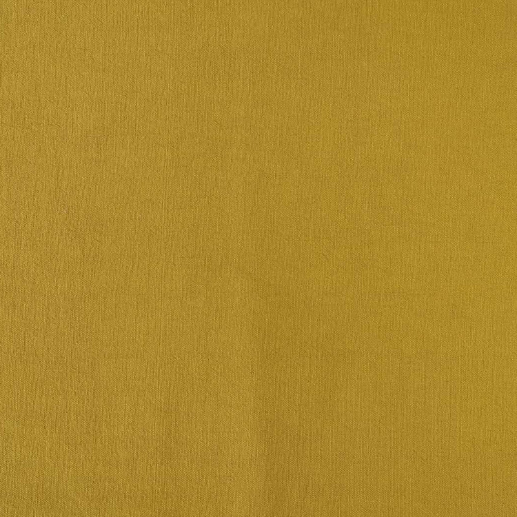 Heavy Linen Cotton Fabric, Solid, 55 in Wide - Ginger Yellow