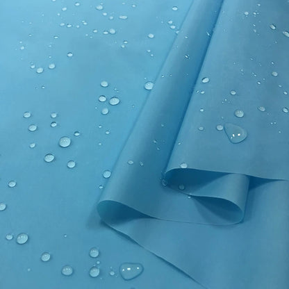 Waterproof Fabric, 150cm Polyester for Umbrellas, Tents & Curtains - Light Blue