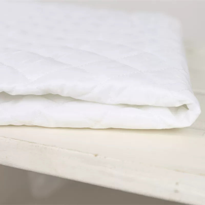 Thick Quilted Padding Fabric, Soft for Linings, 55 in Wide - White