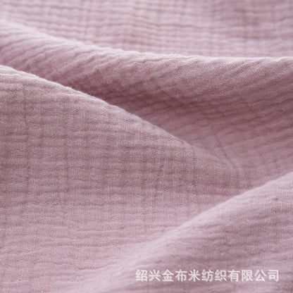 Double Gauze Fabric, Cotton Plaid & Dots (14 Prints) - Purple