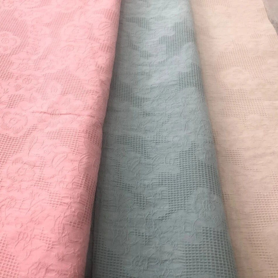 Jacquard Cotton Fabric - Apparel & Pillow by the Yard
