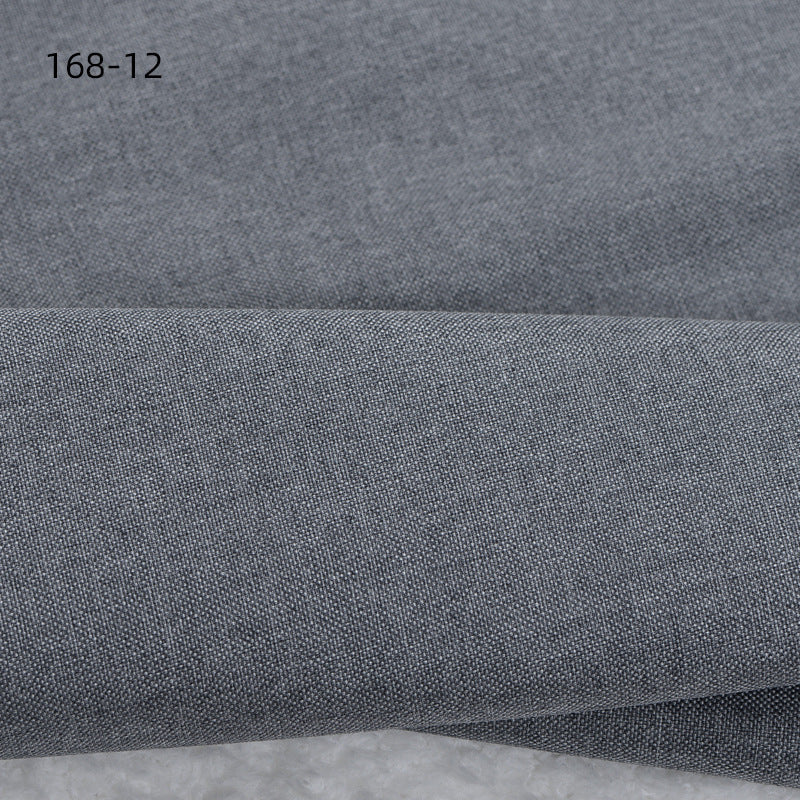 Faux Linen Upholstery Fabric by the Yard - Thick Sofa & Decor - 168-12 Dark Grey