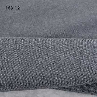Faux Linen Upholstery Fabric by the Yard - Thick Sofa & Decor - 168-12 Dark Grey
