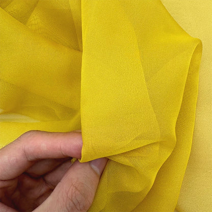 Ombre Chiffon Gradient Print Fabric, Sheer Polyester for Hanfu & Decor