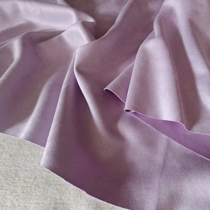 Stretch Suede Fabric, 23 Colors for Jackets, DIY Bags & Sofa Covers - Light Purple 52#