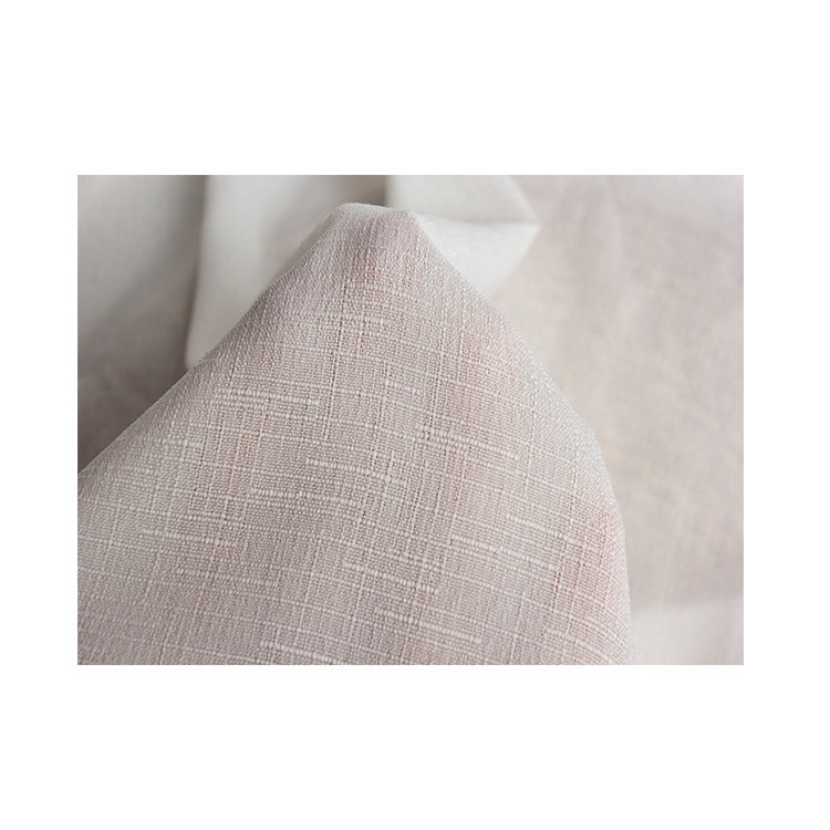 Polyester Linen-Look Slub Fabric, Woven Cloth for Bags & Curtains