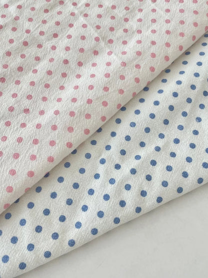 Polyester Crinkle Dot Fabric, for Blouses & Dresses