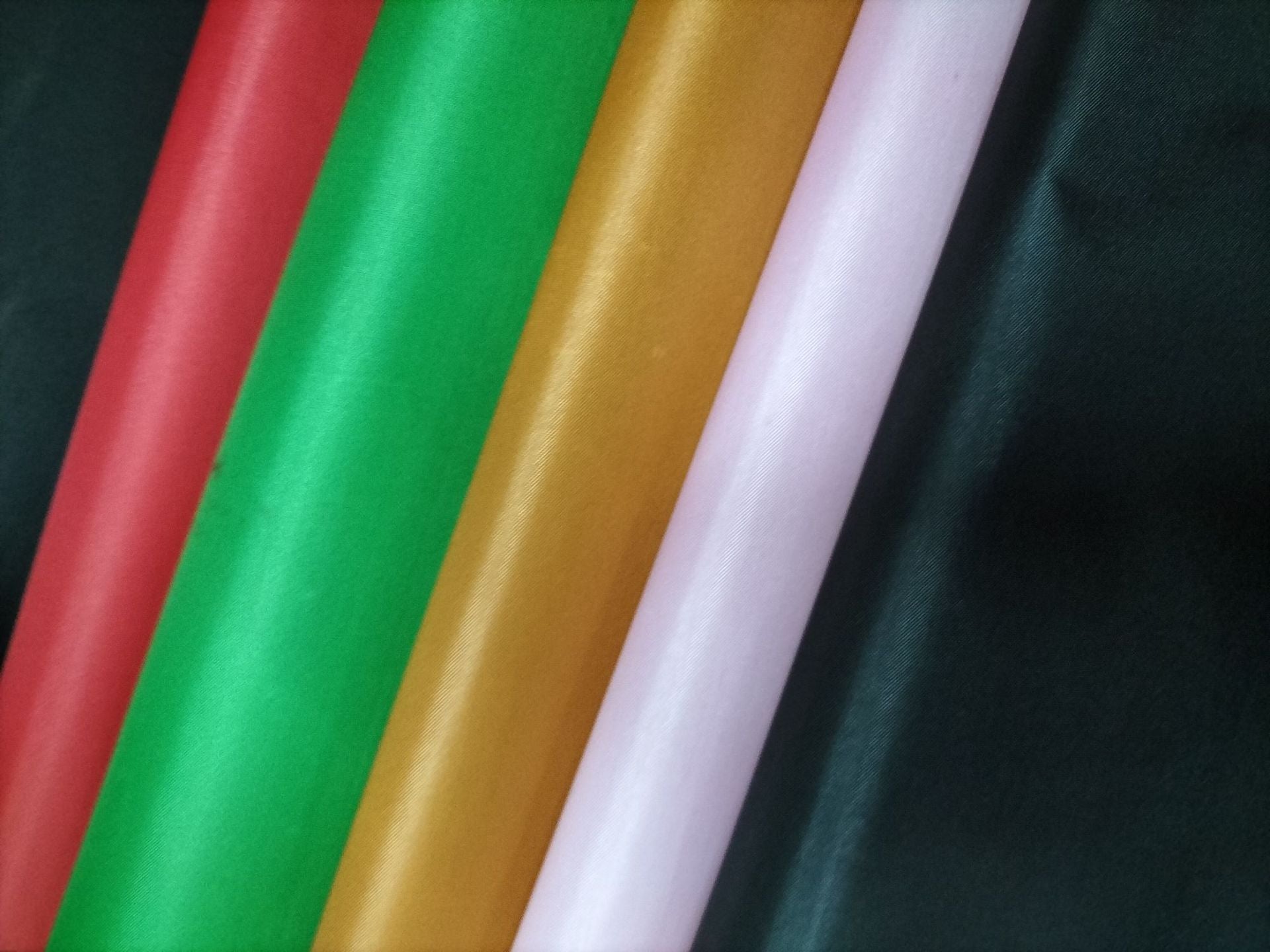 PU Coated Polyester Taffeta Fabric, Waterproof & Crisp - Coffee Brown