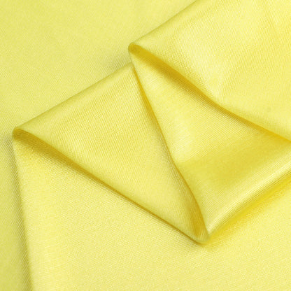 Stretch Knit Lining Fabric, Soft Underskirt Cloth for Skirts & Dresses - Pale Yellow
