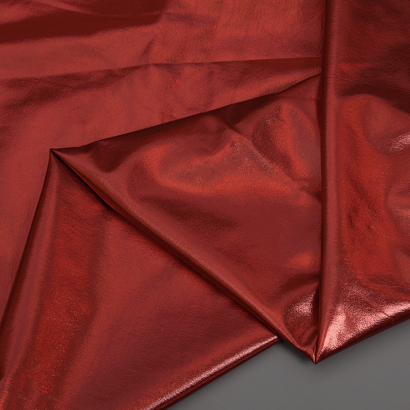 Iridescent Stretch Stage Fabric, for Backdrops & Costumes - Red