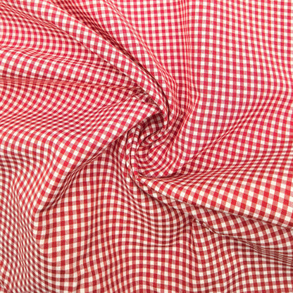 2mm Gingham - Hawthorn Red