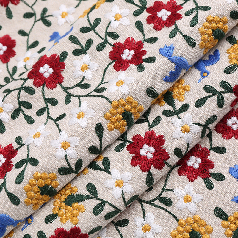 Hummingbird Garden Embroidered - 3