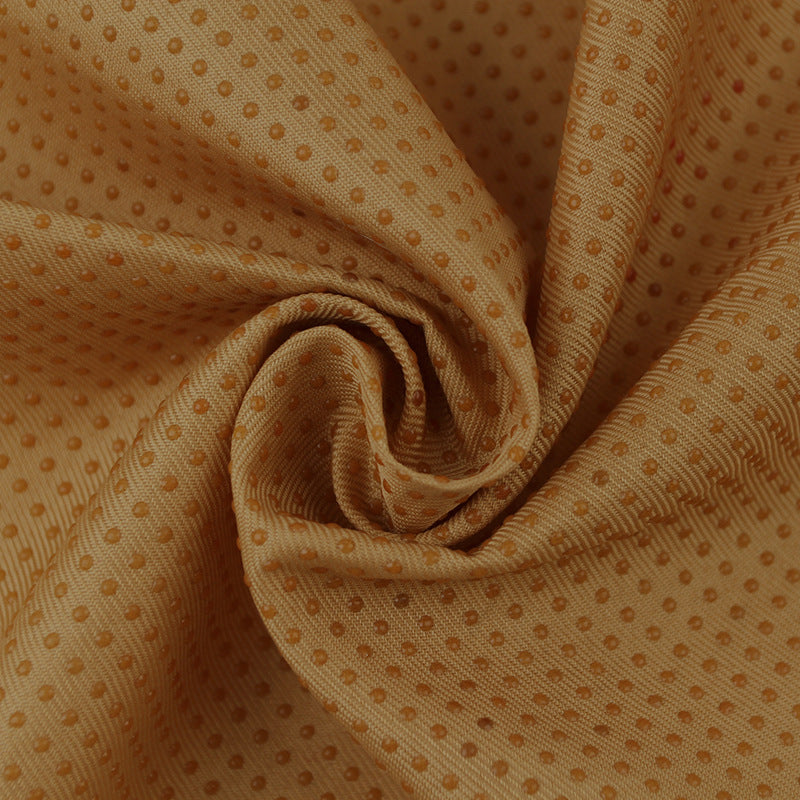 Polka Dot Polyester Fabric - Home Decor & Bags by the Yard - Chocolate