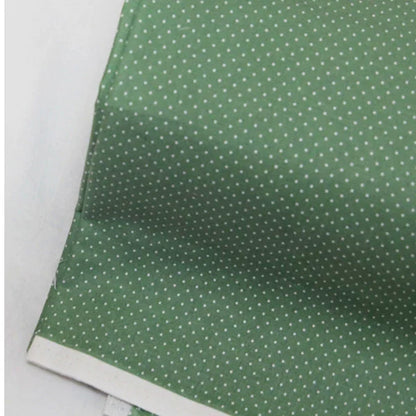 Thick Cotton Check Fabric, 210 GSM, for Upholstery & Storage - Polka Dot