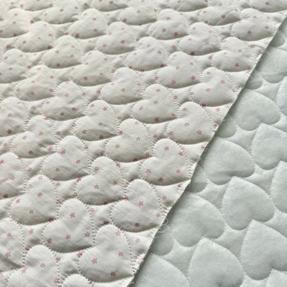 Cotton Quilted Puffer Fabric, Star Quilt, for Padded Coats & Kids' Wear