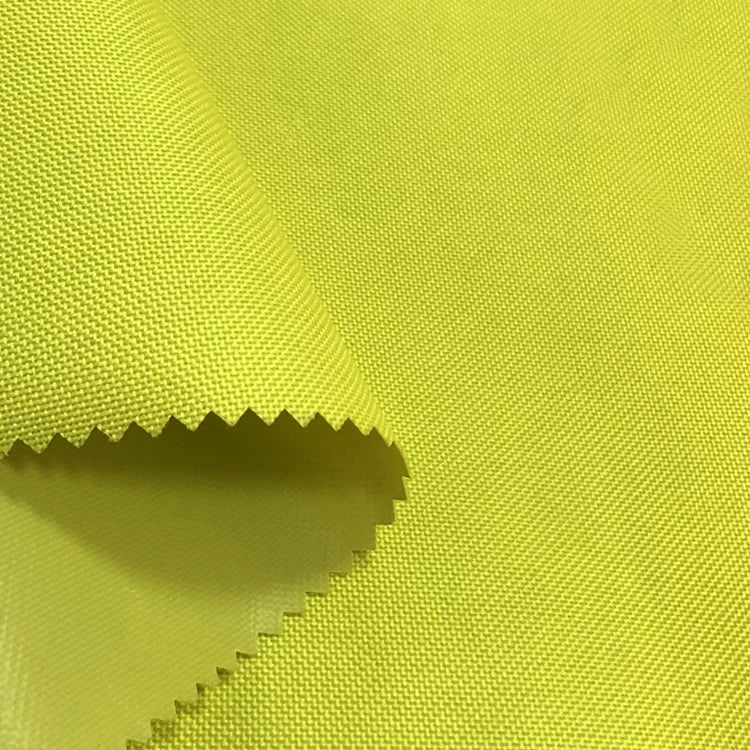 600D Oxford Fabric, Waterproof PVC Coated for Tents & Bags - Yellow