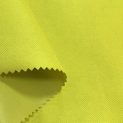 600D Oxford Fabric, Waterproof PVC Coated for Tents & Bags - Yellow