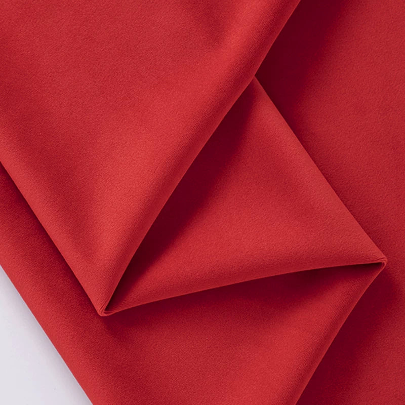 Pink Velvet Fabric, 17 Colors for Sofa Covers, Curtains & Backdrops - Bright Red