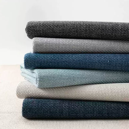 Thick Linen-Look Upholstery Fabric for Cushion & Sofa Covers