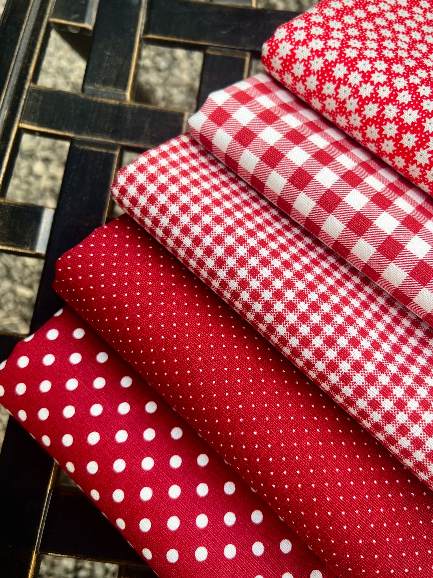 Cotton Polka Dot & Check Fabric, for Shirts & Cushions