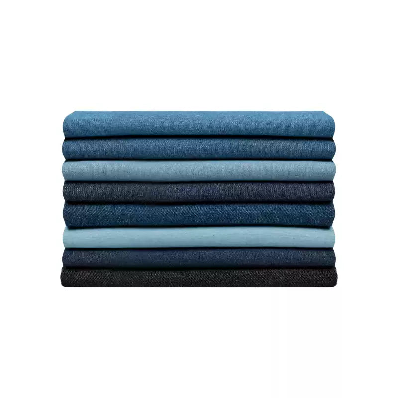 Washed Denim Fabric, Cotton Twill, for Jackets, Shirts, Skirts & DIY