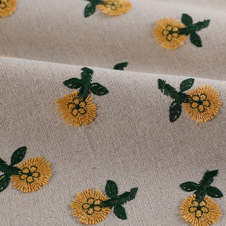 3D Flower Embroidery Fabric, for Dresses, 49 in Wide