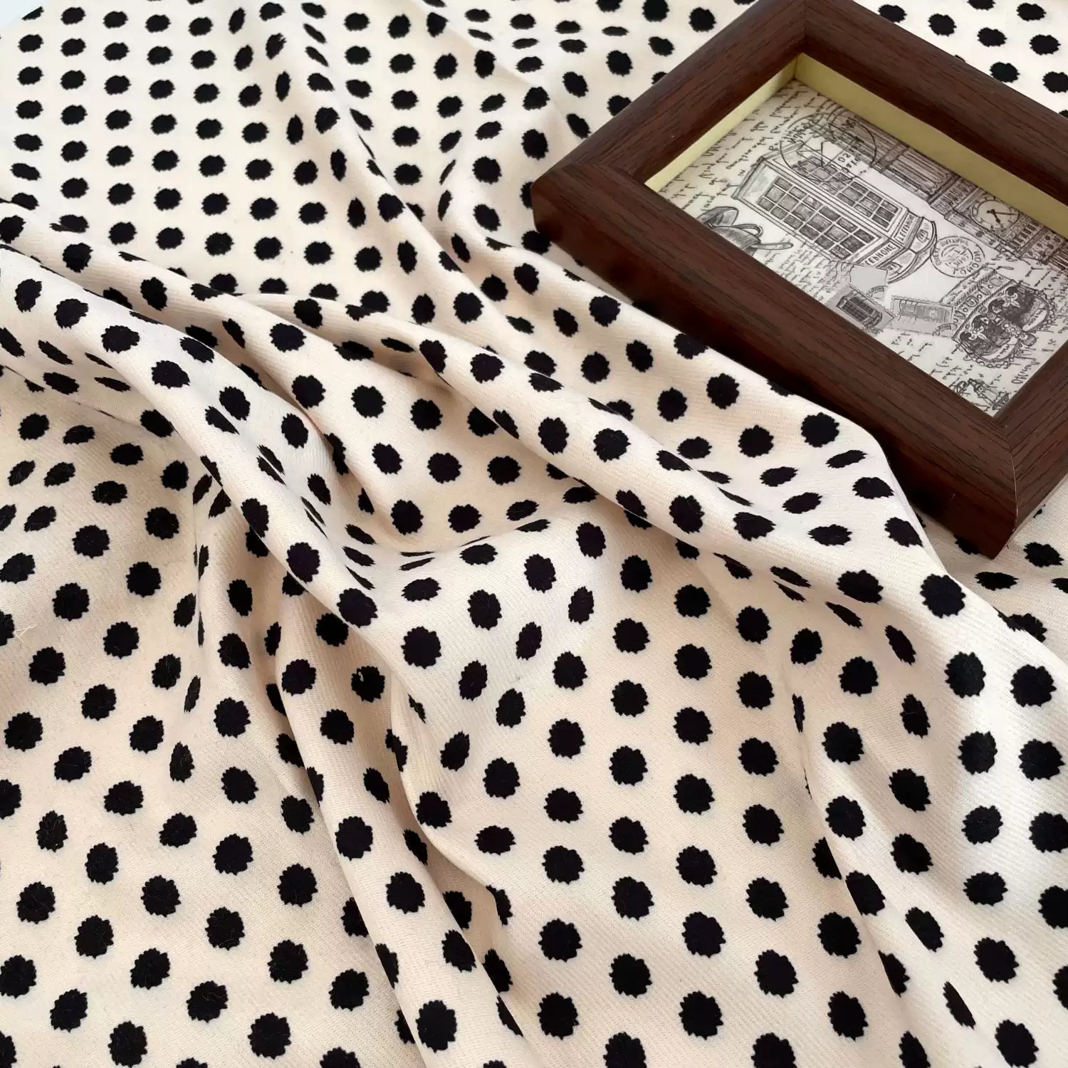 Printed Cotton Corduroy Fabric, for Dresses & Cushions
